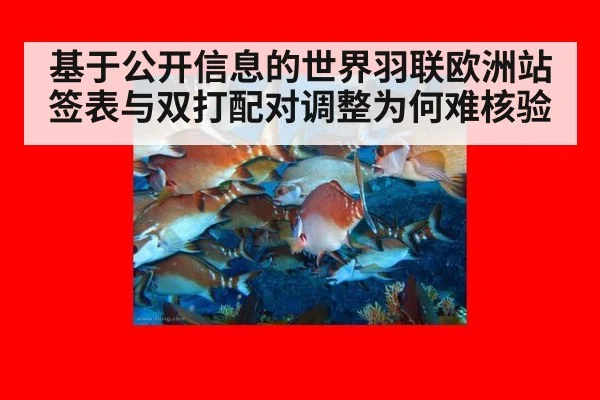 基于公开信息的世界羽联欧洲站签表与双打配对调整为何难核验